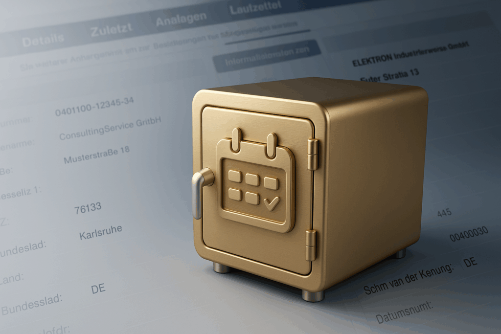 Wie archivieren Sie Ihre E-Rechnungen?